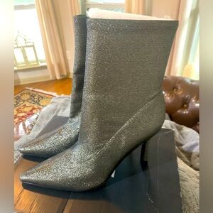 NWT Marc Fisher “Kellen” Pewter Shimmery Boots 9.5 & 11